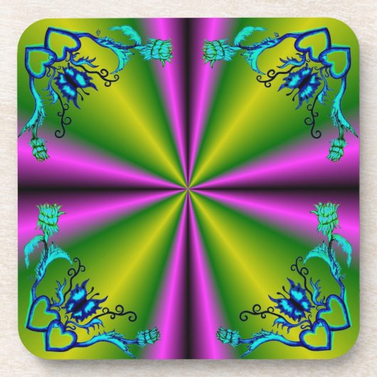Hart met ventilator en vlinder onderzetter (Voorkant)