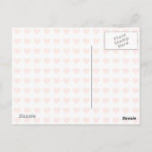 hart met verticale kleurenstrepen briefkaart (Achterkant)