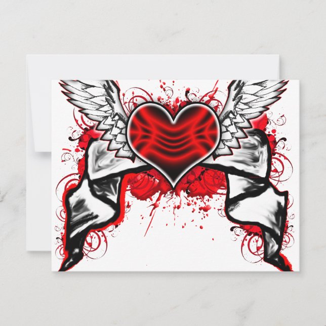 Hart met vleugels (Voorkant)