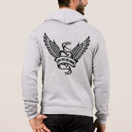  hart met vleugels hoodie