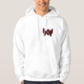 hart met vleugels hoodie (Voorkant)