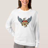  hart met vleugels t-shirt (Voorkant)