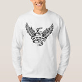  hart met vleugels t-shirt (Voorkant)