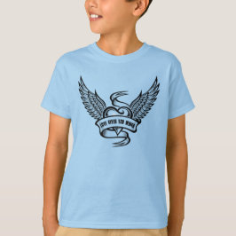  hart met vleugels t-shirt