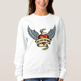  hart met vleugels trui