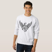  hart met vleugels trui (Voorkant volledig)