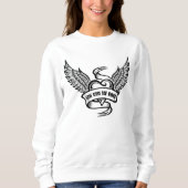  hart met vleugels trui (Voorkant)