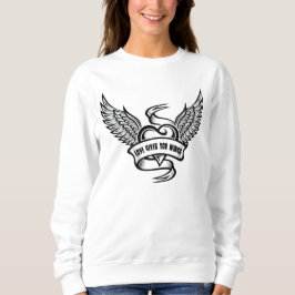  hart met vleugels trui