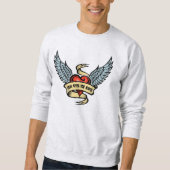 hart met vleugels trui (Voorkant)