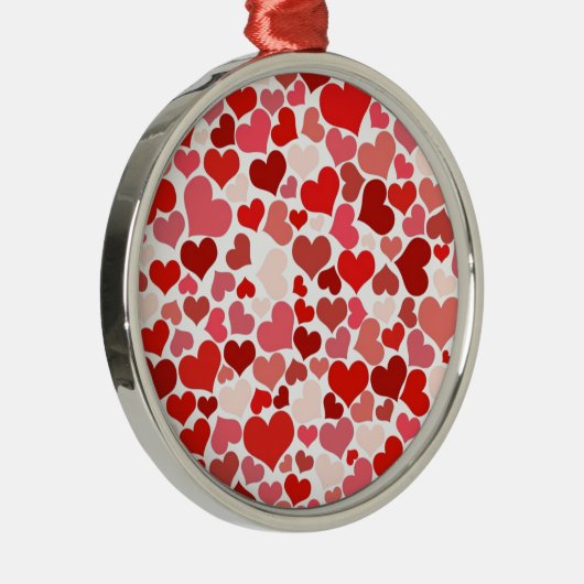 hart metalen ornament (Rechts)