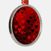 hart metalen ornament (Rechts)