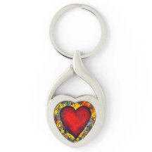 Hart Metalen Sleutelhanger