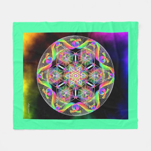 Hart Mind Fleece Deken (Voorkant (Horizontaal))