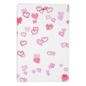 hart mini klembord (Achterkant)