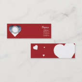 Hart Mini Visitekaartje (Voorkant / Achterkant)