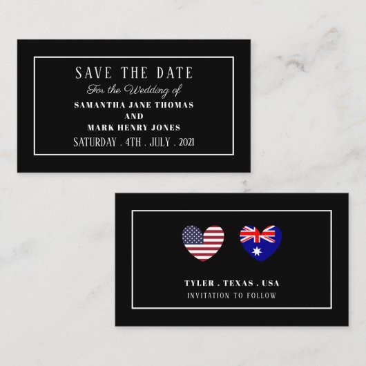 Hart Modern en Slank, Om het even welke Kleur, spa Informatiekaartje (Voorkant / Achterkant)