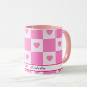 Hart Modern Pink Love Collectie Mok (Voorkant rechts)