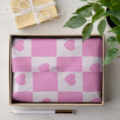 Hart Modern Pink Love Collectie Tissuepapier (Geschenk)
