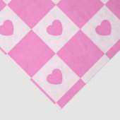 Hart Modern Pink Love Collectie Tissuepapier (Detail)