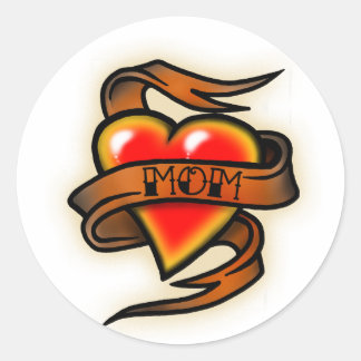 hart moeder tattoo sticker
