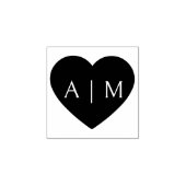 Hart Monogram Stempel (Afrduk)