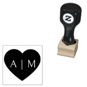 Hart Monogram Stempel (Gestempeld)