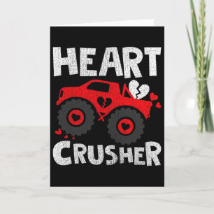Hart Monster Truck Valentijnsdag  Kaart
