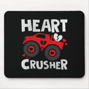 Hart Monster Truck Valentijnsdag Muismat