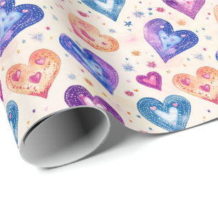 hart motief cadeaupapier