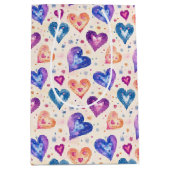 hart motief medium cadeauzakje (Voorkant)