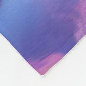 Hart & Mountain Sunset Landschapskunst Fleece Deken (Hoek)