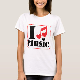 Hart Muziek Cool Fun Lied Epische Slogan T-shirt