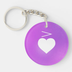 Hart Muziek Notatie Liefde Taal: Accent Sleutelhanger
