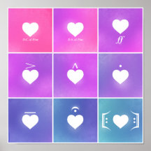 Hart Muziek Notatie Liefde Taal