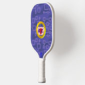 Hart Mystery Blue Tint Squares Pickleball Paddle (Links)