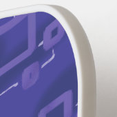 Hart Mystery Blue Tint Squares Pickleball Paddle (Links Detail)