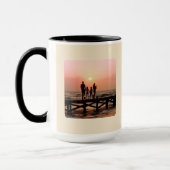Hart Naam Foto Script Douane Geschenk Mok (Links)
