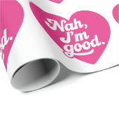 Hart Nah Ik Ben Goed Anti Valentijnsdag Single Bew Cadeaupapier (Rol Hoek)