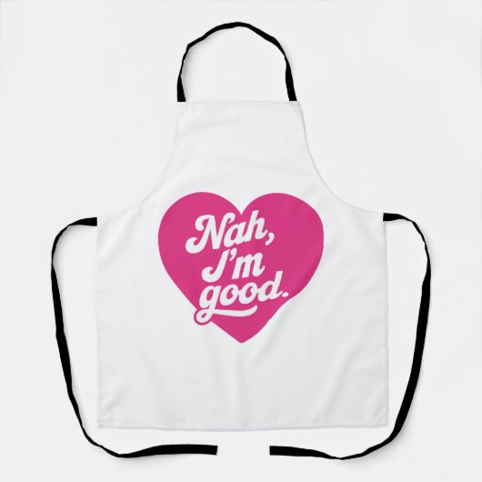 Hart Nah Ik Ben Goed Anti Valentijnsdag Single Bew Schort (Voorkant)