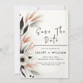 Hart Niets Fancy Gewoon Liefde Leuk Bruiloft Save The Date (Voorkant)