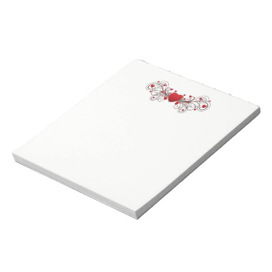 hart notitieblok (Linkerzijde)