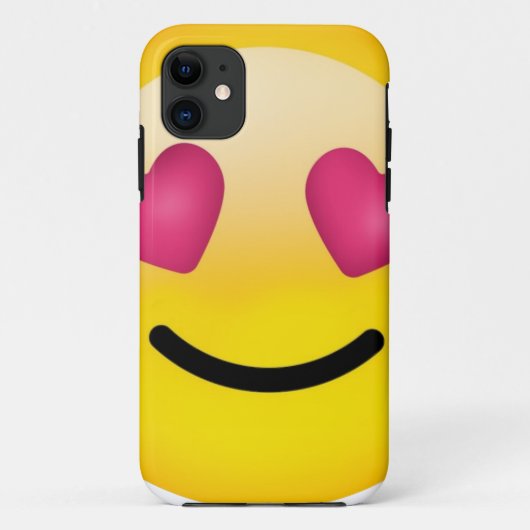 hart ogen gezicht Case-Mate iPhone case (Achterkant)