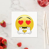 Hart Ogen & Handen Emoji Liefde Servet (Insitu)