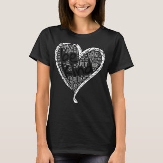 Hart om te zijn Spread Kindness Anti Bullying Sina T-shirt