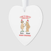 Hart Onament Gepersonaliseerd Ornament Oud Paar Op (voorkant)