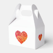 Hart Ontwerp Favor Doos Bedankdoosjes (Achterkant)