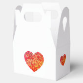 Hart Ontwerp Favor Doos Bedankdoosjes (Geopend)