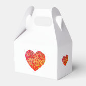 Hart Ontwerp Favor Doos Bedankdoosjes (Voorkant Zijde)