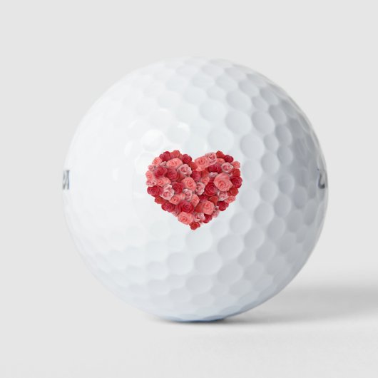 Hart ontwerp golfballen (Voorkant)