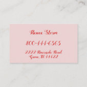 HART ONTWERP NAGELS VISITEKAARTJE (Achterkant)